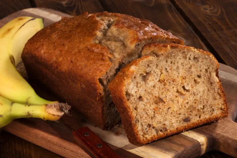 Bananenbrot ohne extra Fett und Zucker