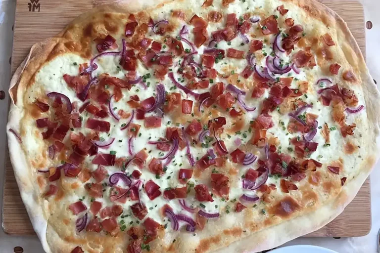 Einfache Flammkuchen Rezept