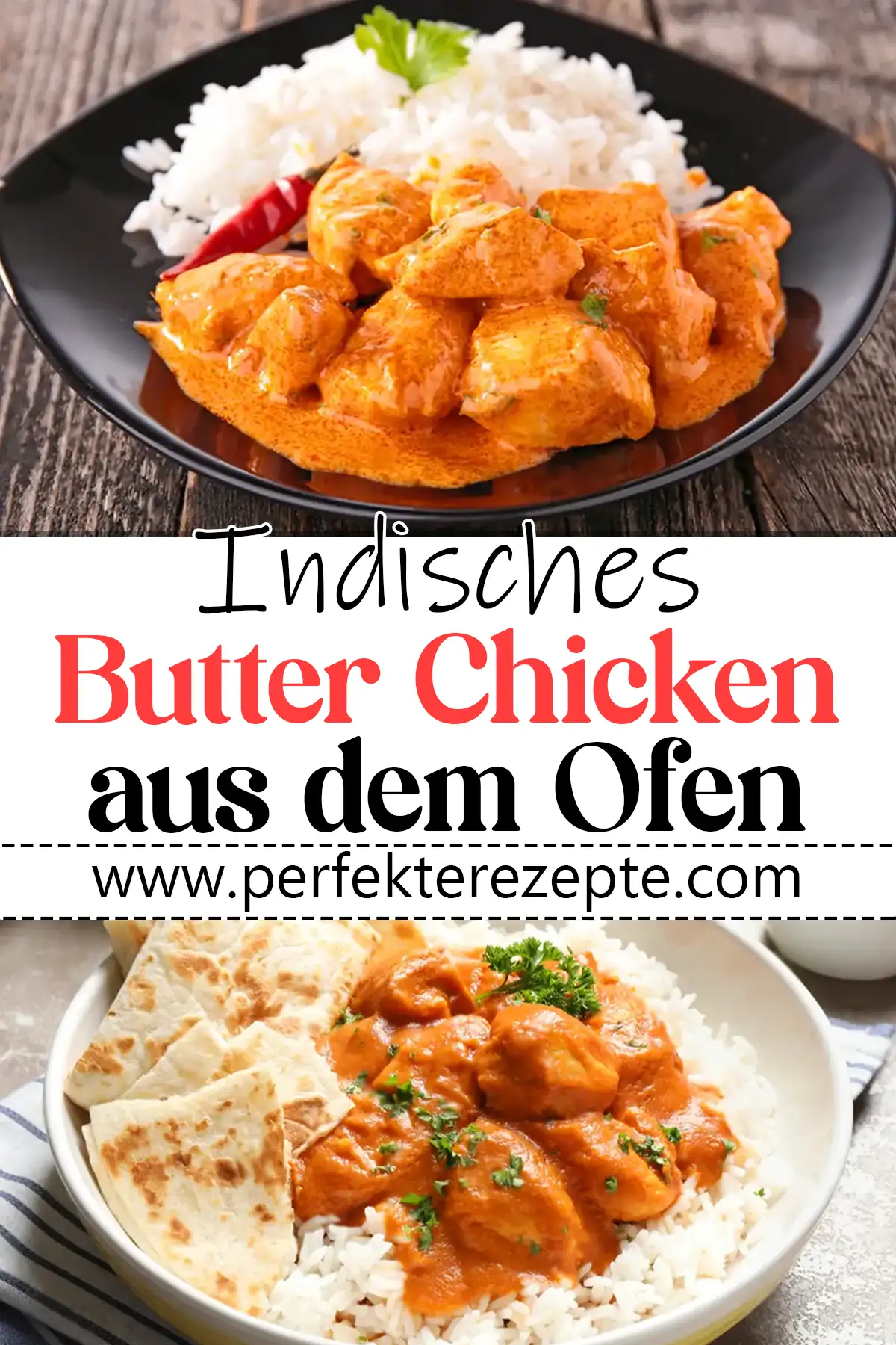 Indisches Butter Chicken aus dem Ofen Rezept