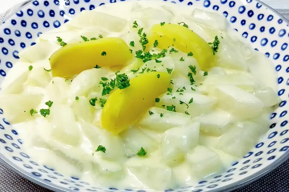 Kohlrabigemüse mit heller Sauce Rezept - Schnelle und Einfache Rezepte