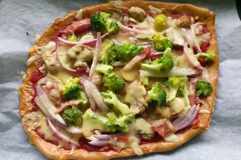 Köstliche Low-Carb-Pizza