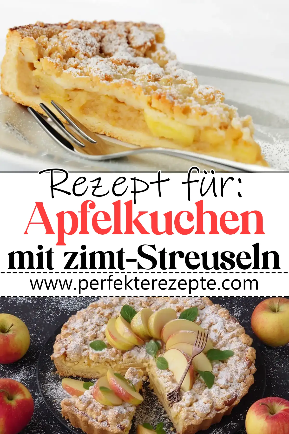 Apfelkuchen mit Zimt-Streuseln Rezept
