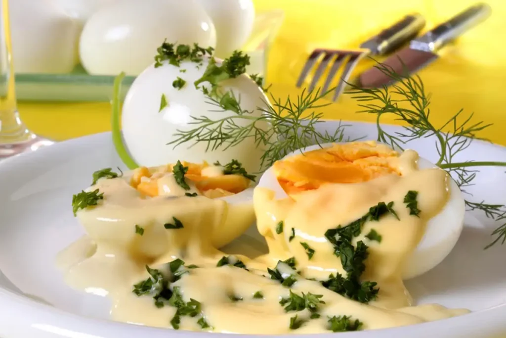 Eier in Senfsoße Rezept