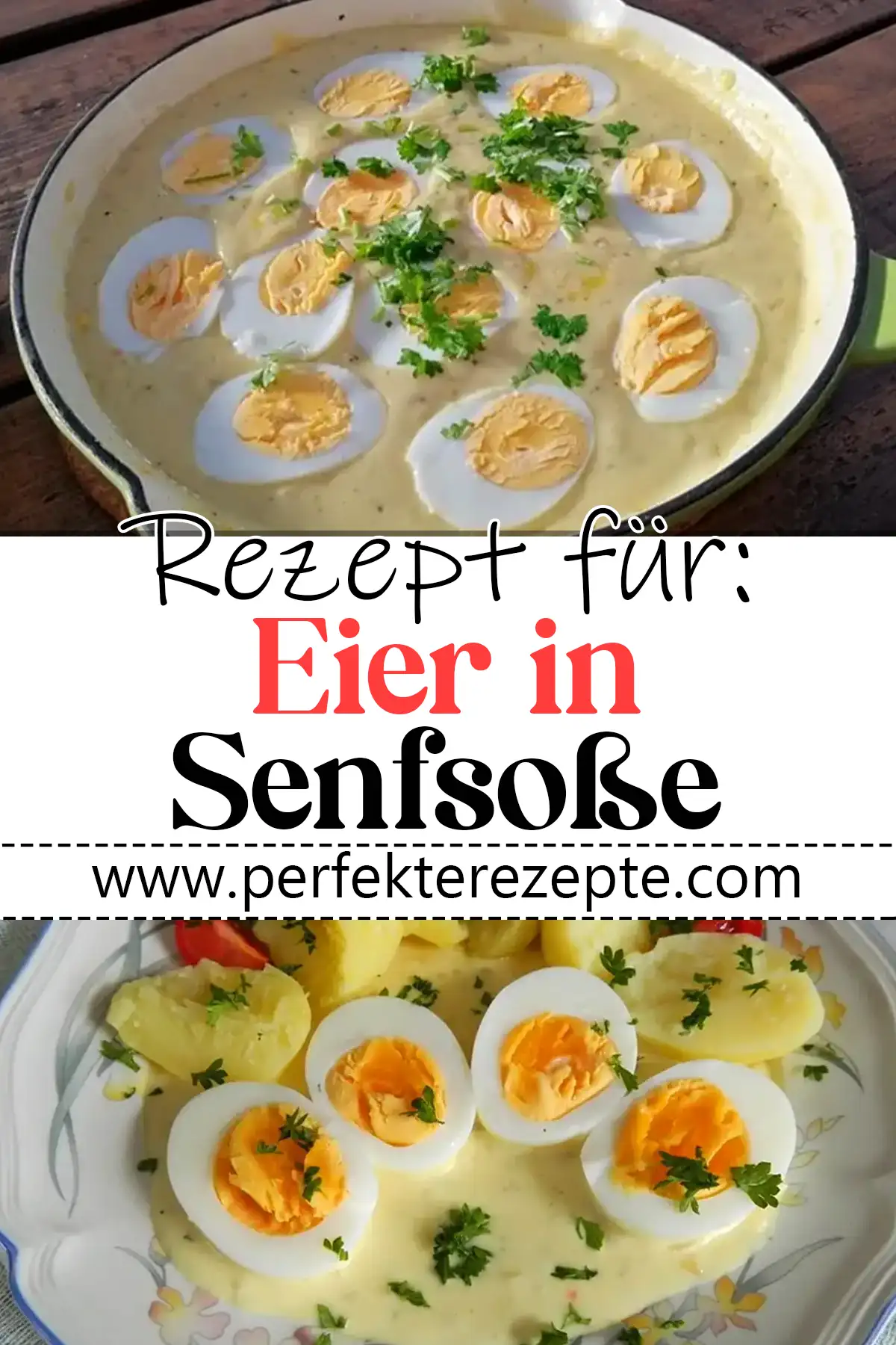 Eier in Senfsoße Rezept