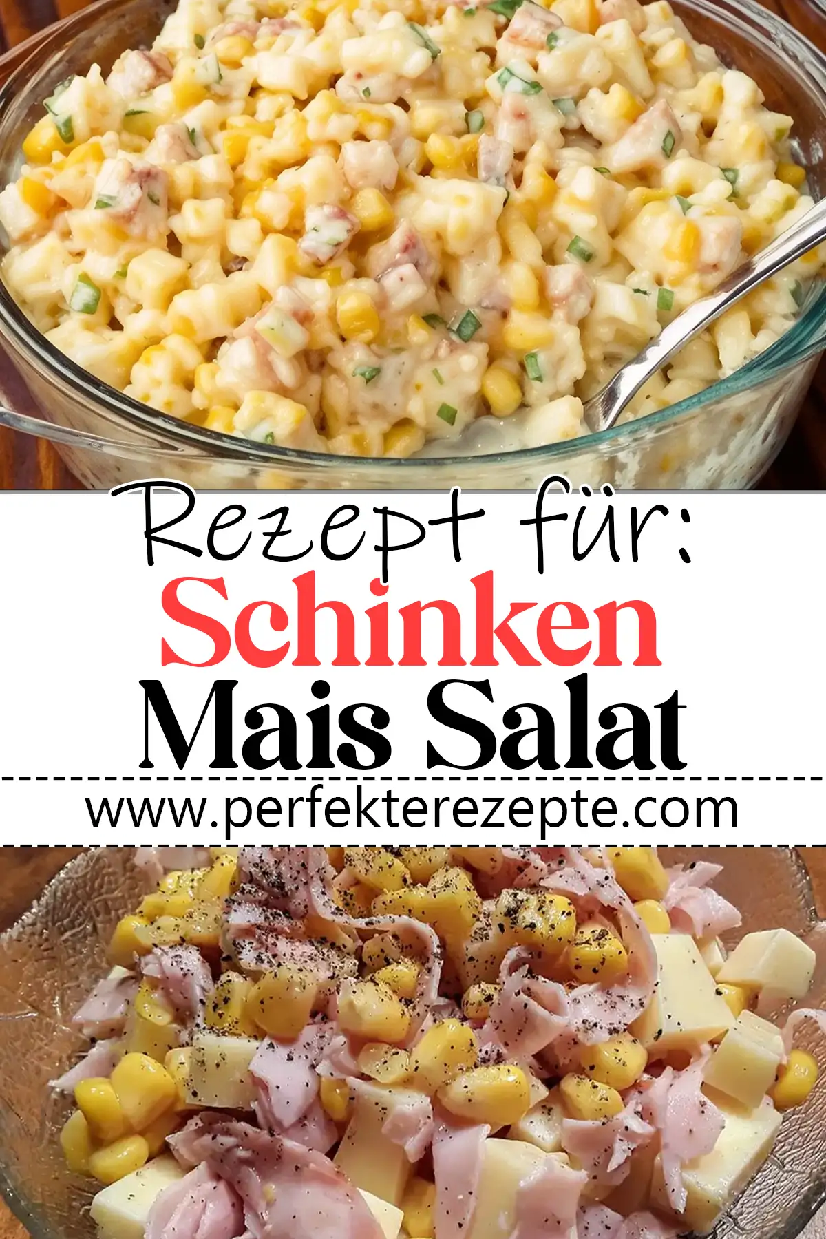 Erfrischender Schinken Mais Salat Rezept