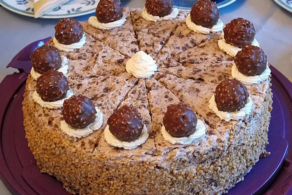 Ferrero Rocher - Torte Ohne Backen Rezept