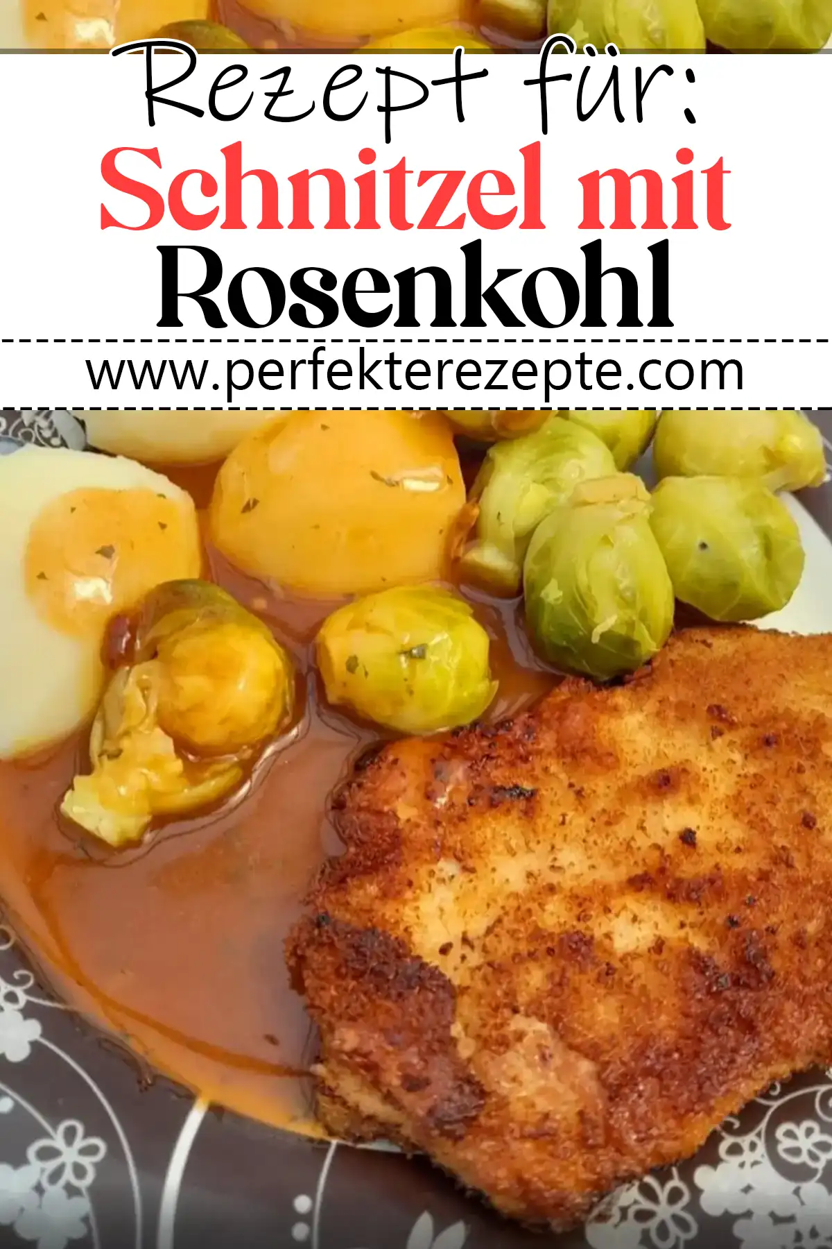 Schnitzel mit Rosenkohl Rezept