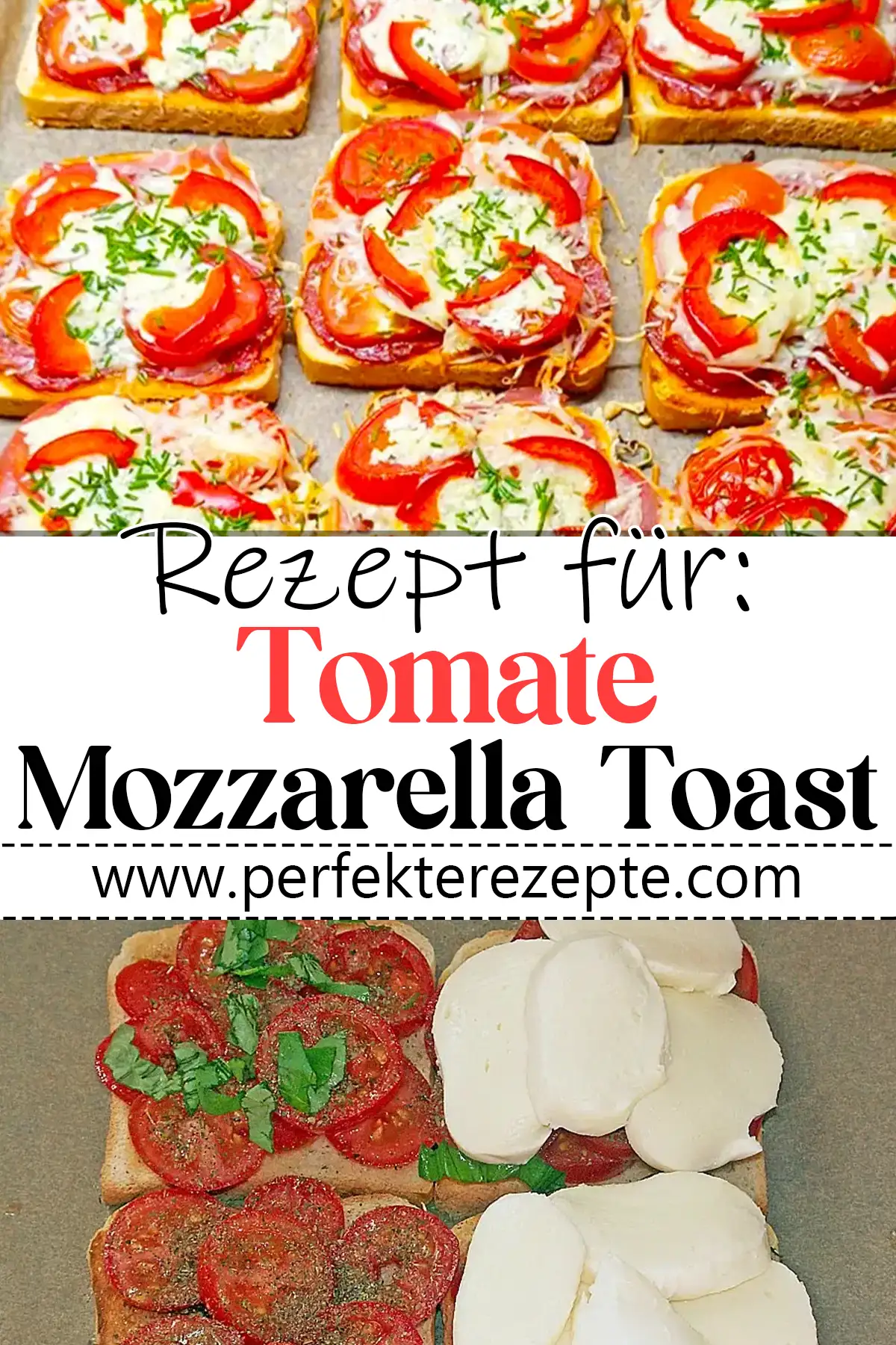 Tomate-Mozzarella-Toast Rezept