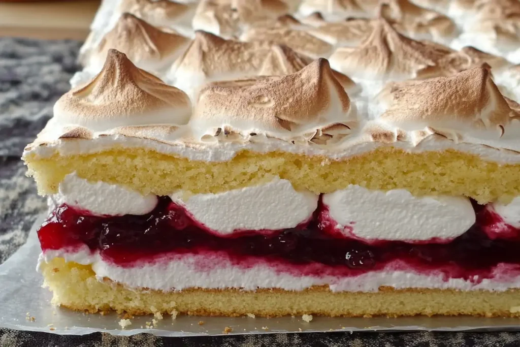 Die Baiser-Kirsch-Torte "Himmel und Hölle" Rezept